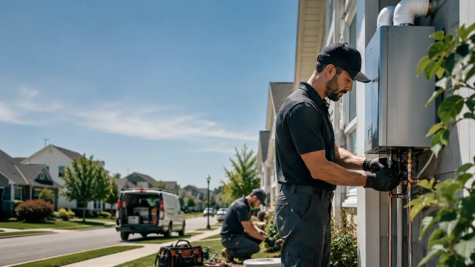 Tankless Water Heater Installation in Bedias, TX